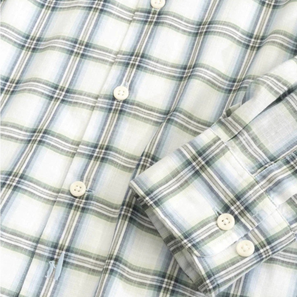 JOHNNIE-O CRUISE HANGIN' OUT BUTTON UP SHIRT IGUANA L Large $148